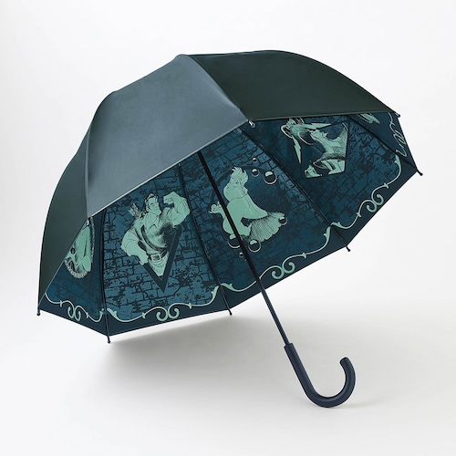 UVカットのエンボスビニール傘「ヴィランズ」