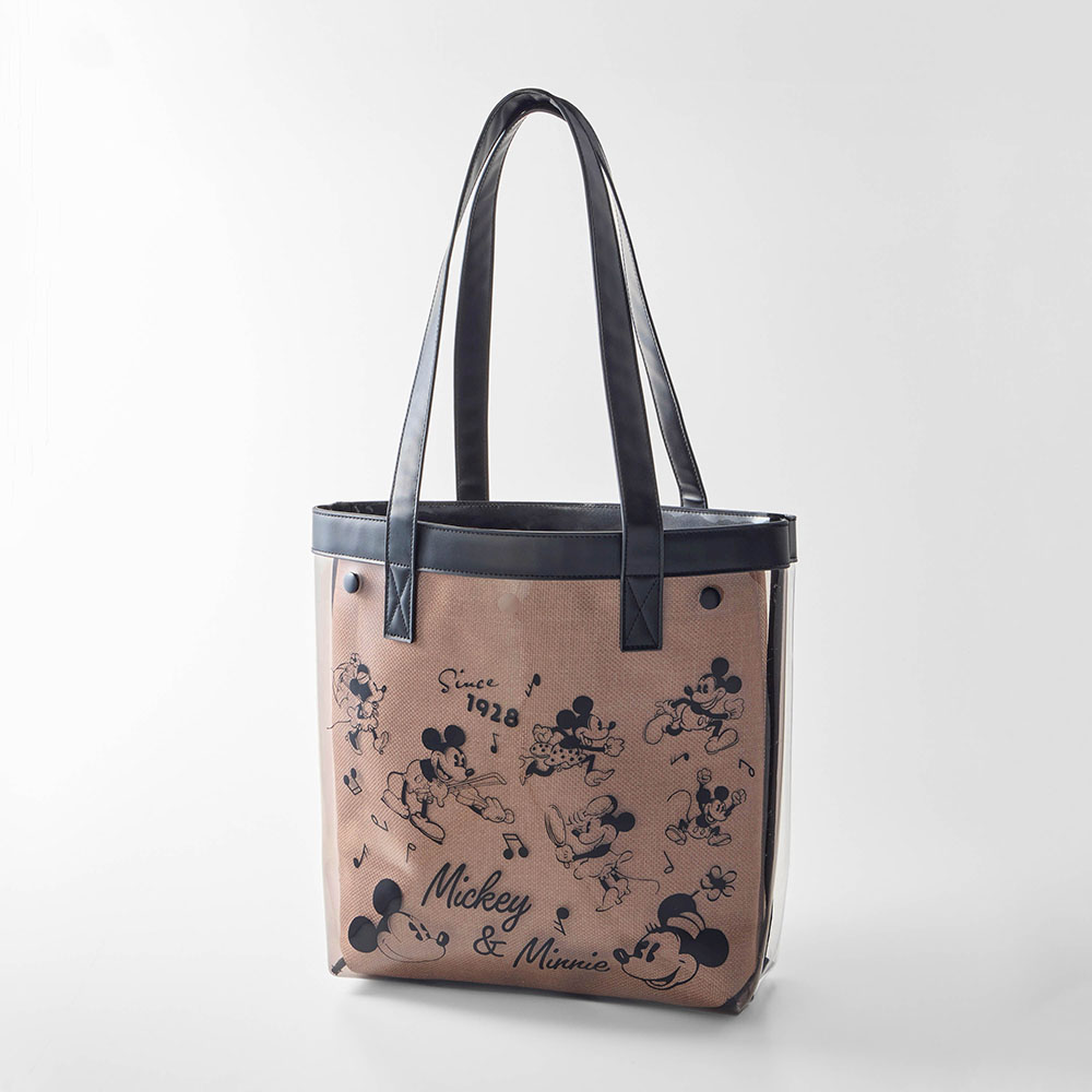 グッズが付けられるクリアトートバッグ(選べるキャラクター)(ディズニー/Disney) グッズが付けられるクリアトートバッグ(選べるキャラクター)(ディズニー/Disney)