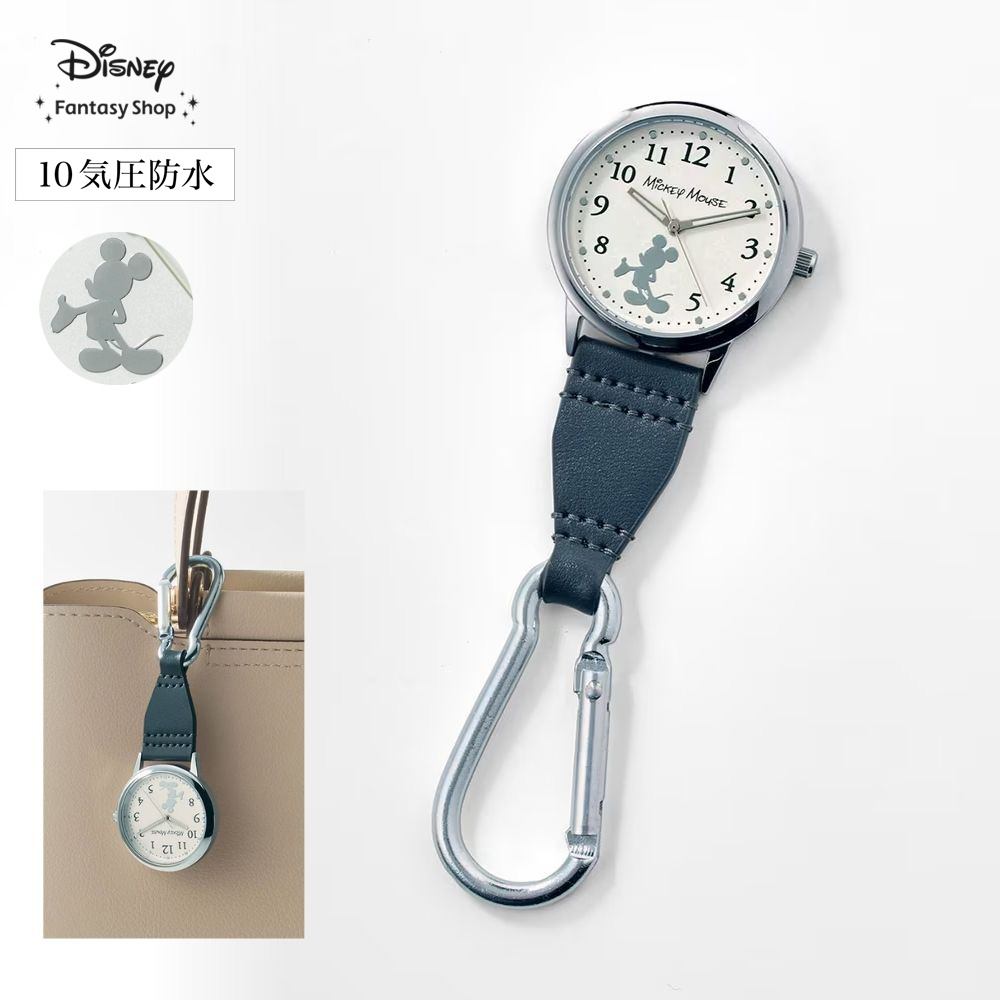 【ディズニー/Disney】10気圧防水フックウォッチ「ミッキーマウス」