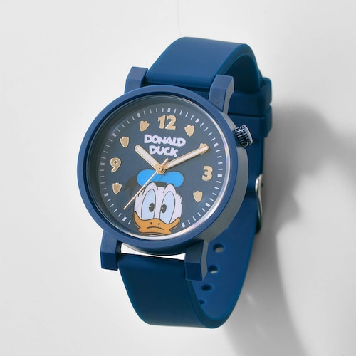 ５気圧防水シリコン素材の腕時計「ドナルドダック」