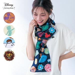 【ディズニー/Disney】ループ付きマフラータオル(選べるキャラクター)