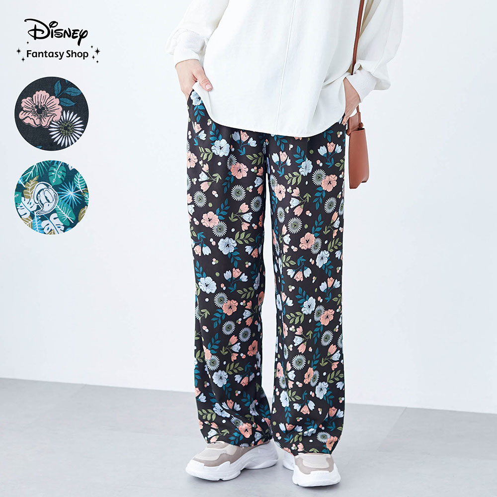 【ディズニー/Disney】接触冷感のゆるここパンツ(選べるキャラクター)