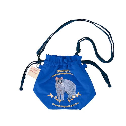 「スマホや小物が、出し入れしやすい」野生動物を守る活動を応援する チャリティ2WAY巾着ポーチ