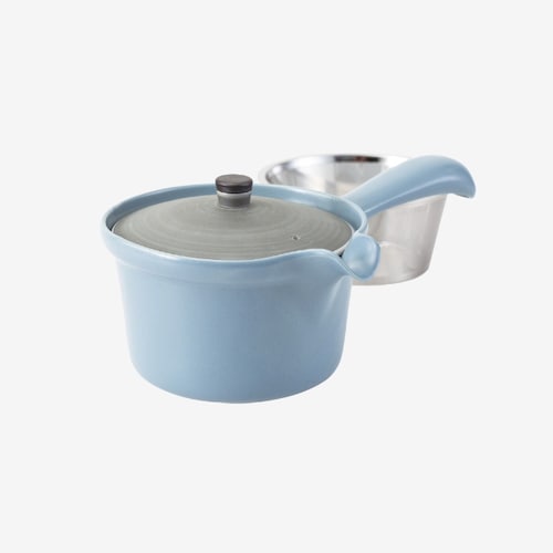 「くすみカラーで、モダンに映える」お茶だけでなくコーヒーも淹れられるデザイン急須 波佐見焼【食洗器／電子レンジ対応】