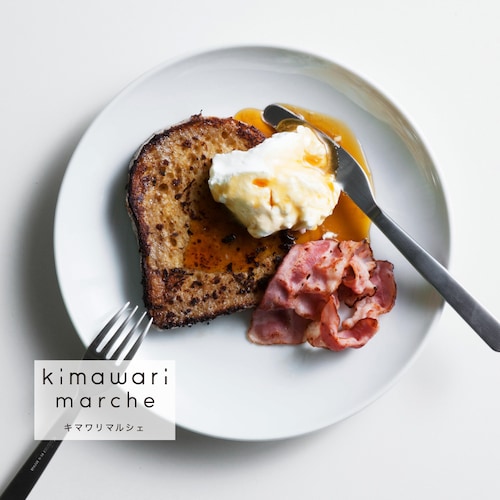 「朝ごはんで、カフェ気分」グッドデザインアワードを受賞したCommonプレート 24cm 波佐見焼【食洗器/電子レンジ対応】