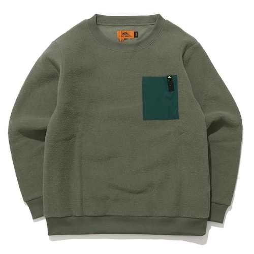 裏起毛かるポカポケクルー【子供服・ジュニア】