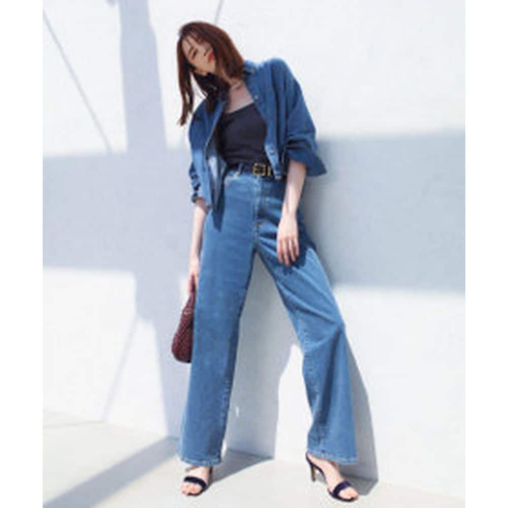 UNFILO／アンフィーロ】ルーズワイドデニム(オンワード樫山)｜通販の