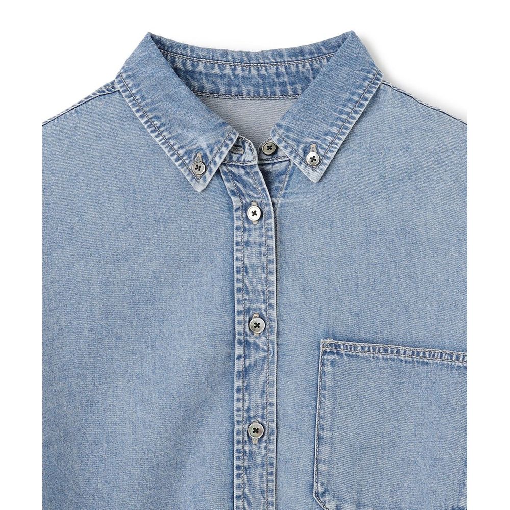 UNFILO／アンフィーロ】クロップドデニムシャツ(オンワード樫山