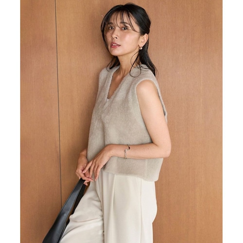 【UNFILO／アンフィーロ】ナイロンシャギー ベスト