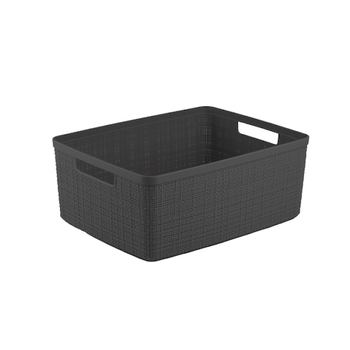 「タオルや小物が、すっきり整う」インテリアになる収納バスケット（ミディアム）