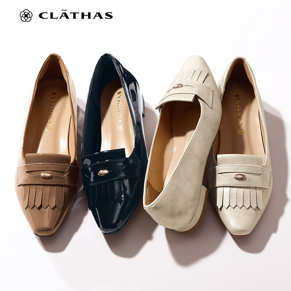 【クレイサス/CLATHAS】キルトフラットシューズ