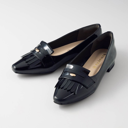 【返品送料無料】 ※キルトフラットシューズ