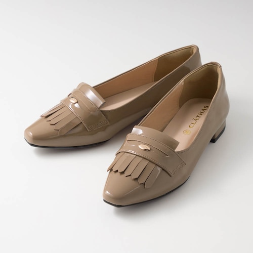 【返品送料無料】 ※キルトフラットシューズ