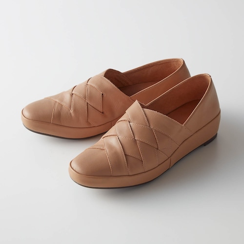 【返品送料無料】 ※本革ふんわりプラットフォームスリッポン［復刻］