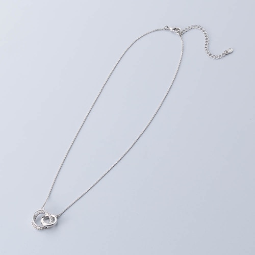 リングデザインネックレス（2WAY）