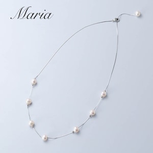 【マリア/Maria】淡水パールアレンジネックレス
