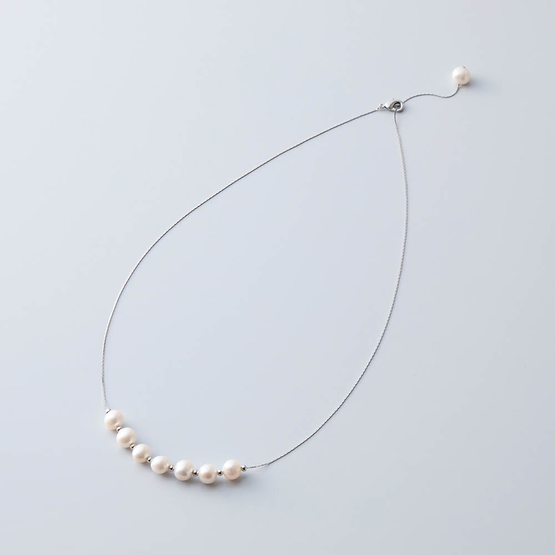 淡水パールは自由に動かせるのでアレンジが可能