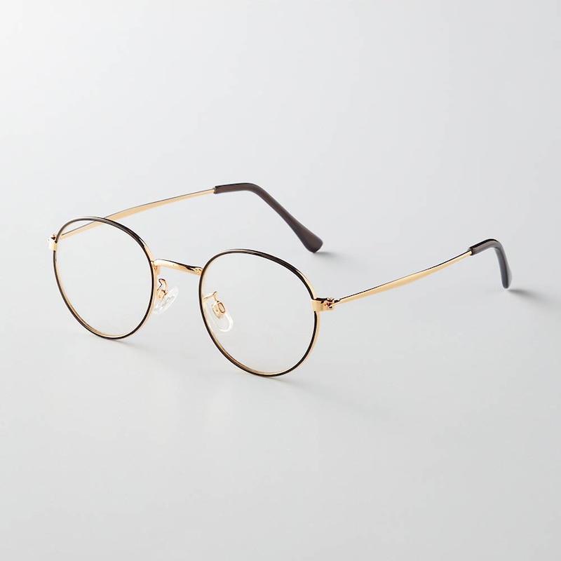 ブラック（メタル細フレーム）