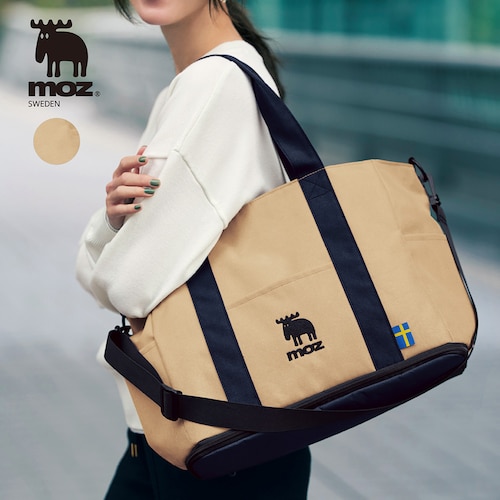 底が拡張するトートバッグ(2WAY)【mozオリジナルコラボ】