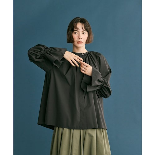 【＃Newans／ハッシュニュアンス】フルギャザーブラウス