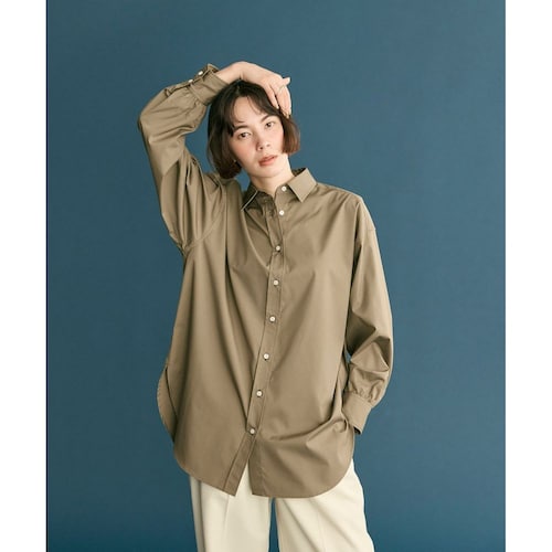 【＃Newans／ハッシュニュアンス】ロールアップカフスシャツ