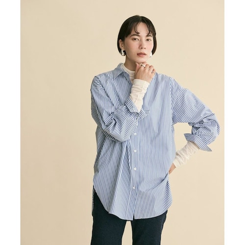 【＃Newans／ハッシュニュアンス】ロールアップカフスシャツ