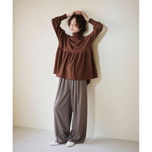 【オンワード樫山】【#Newans/ハッシュニュアンス】ベリーワイドパンツ