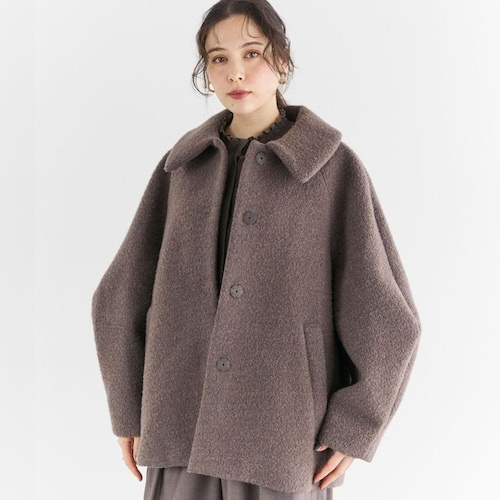 【＃Newans／ハッシュニュアンス】プードルコクーンコート