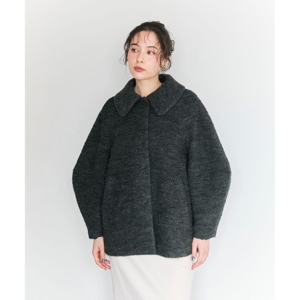 【オンワード樫山】【#Newans/ハッシュニュアンス】プードルコクーンコート 【オンワード樫山】【#Newans/ハッシュニュアンス】プードルコクーンコート