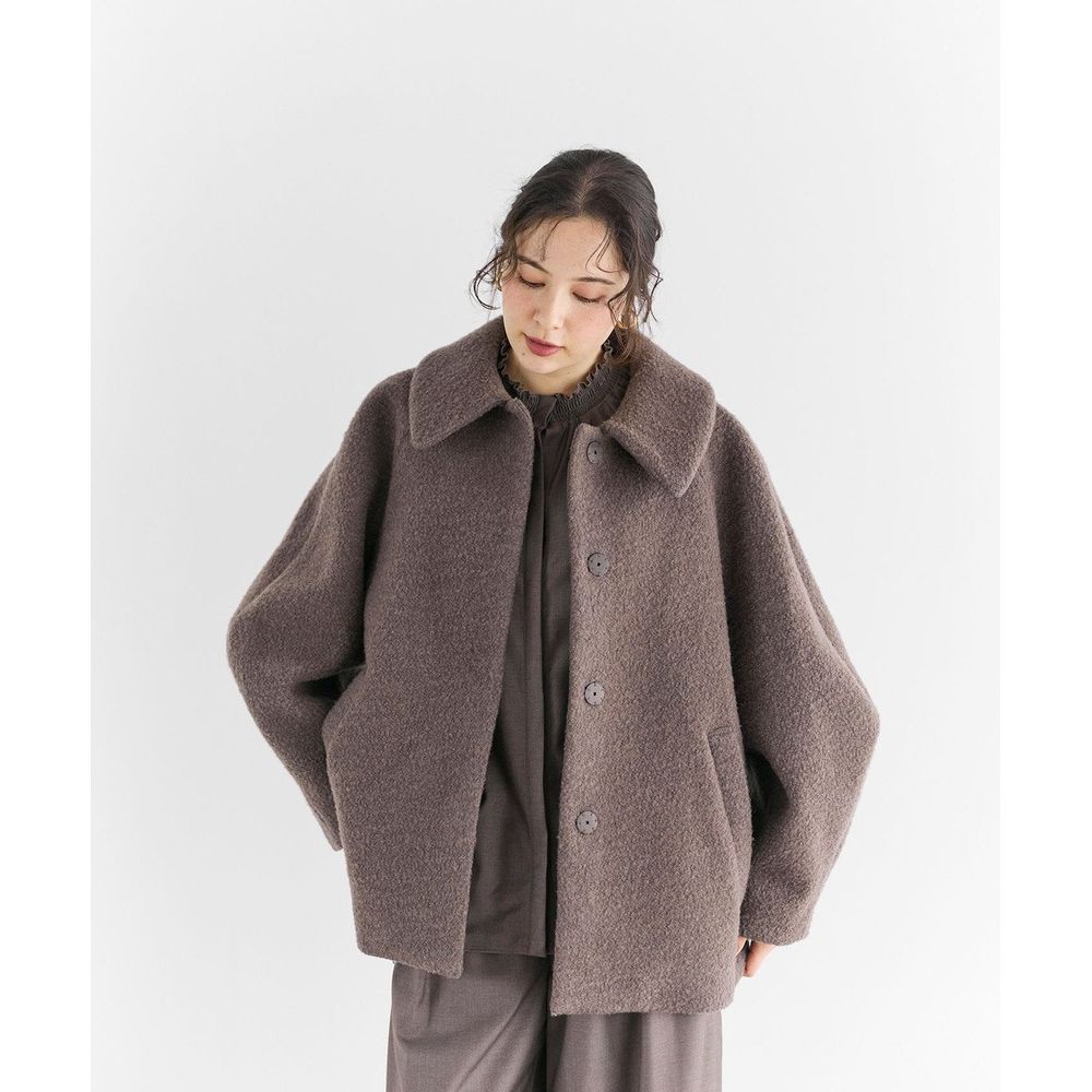 #Newans ハッシュニュアンス　プードルコクーンコート Newans／ハッシュニュアンス】プードルコクーンコート(オンワード樫山