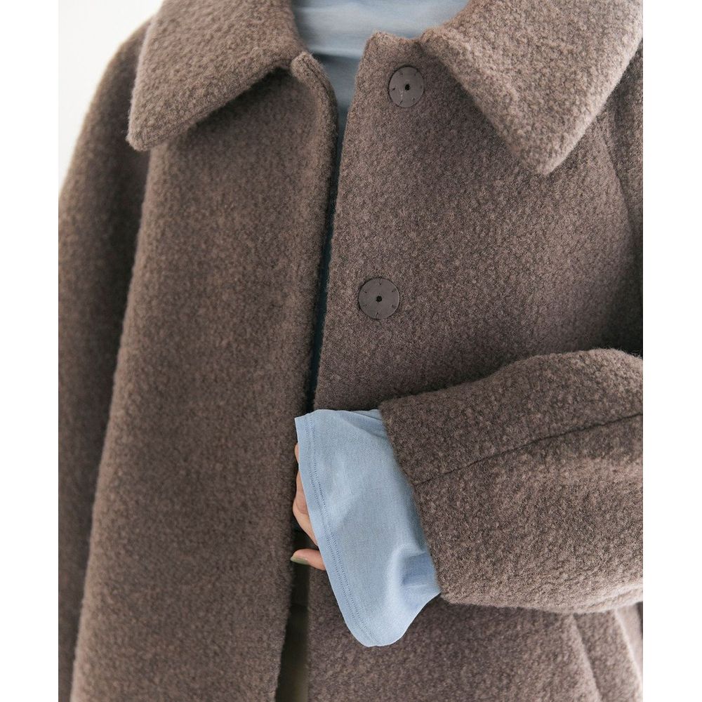 Newans／ハッシュニュアンス】プードルコクーンコート(オンワード樫山