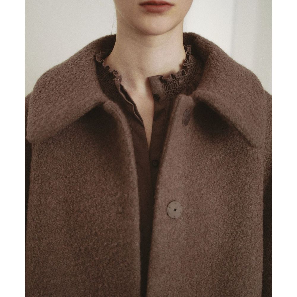 Newans／ハッシュニュアンス】プードルコクーンコート(オンワード樫山