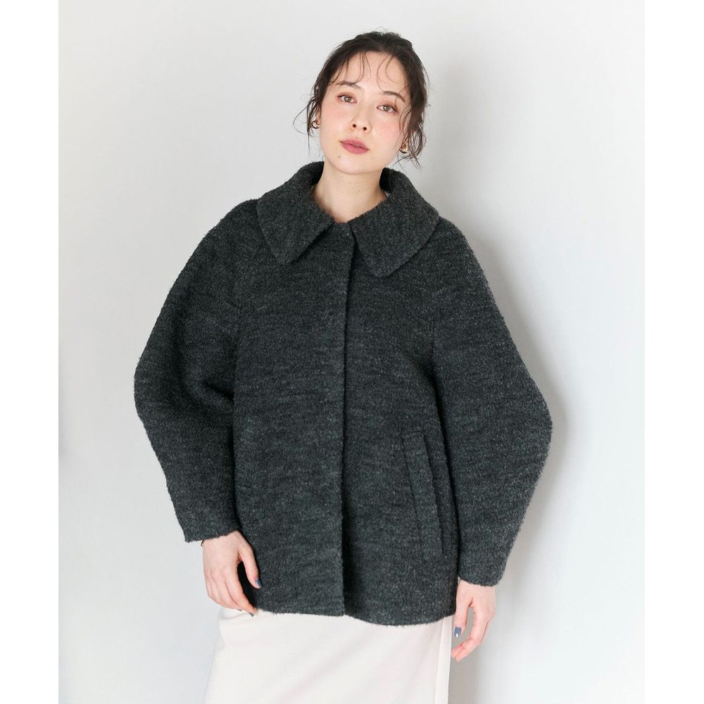 Newans／ハッシュニュアンス】プードルコクーンコート(オンワード樫山