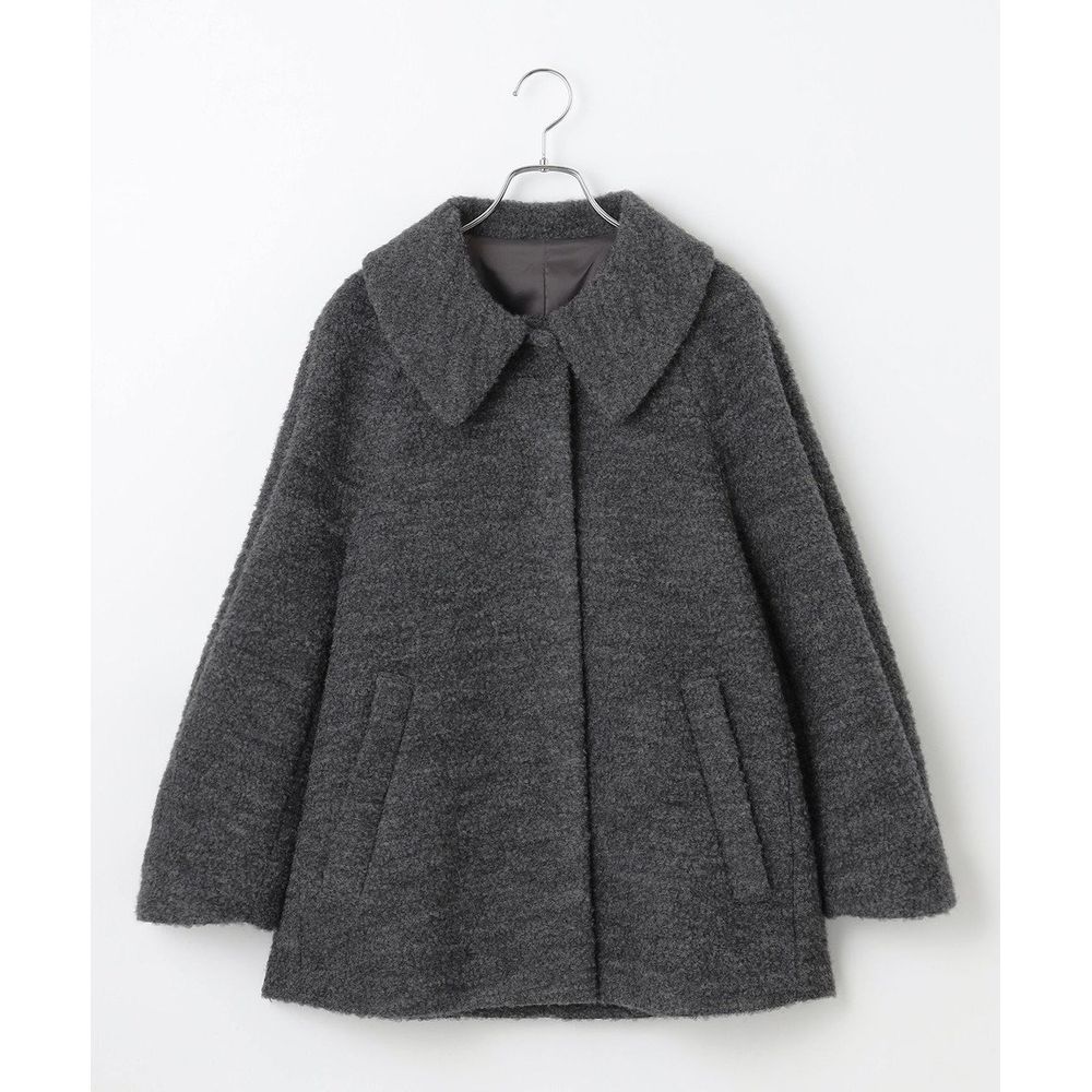 Newans／ハッシュニュアンス】プードルコクーンコート(オンワード樫山