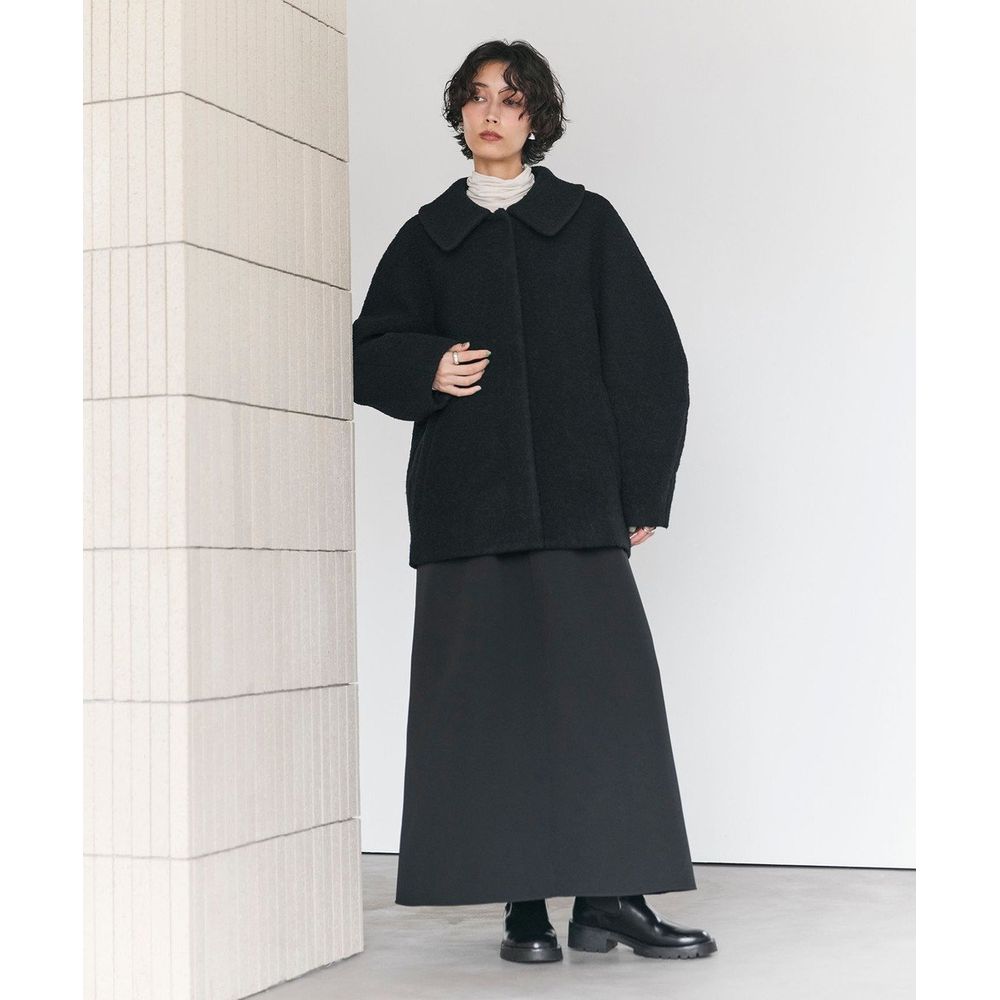 Newans／ハッシュニュアンス】プードルコクーンコート(オンワード樫山