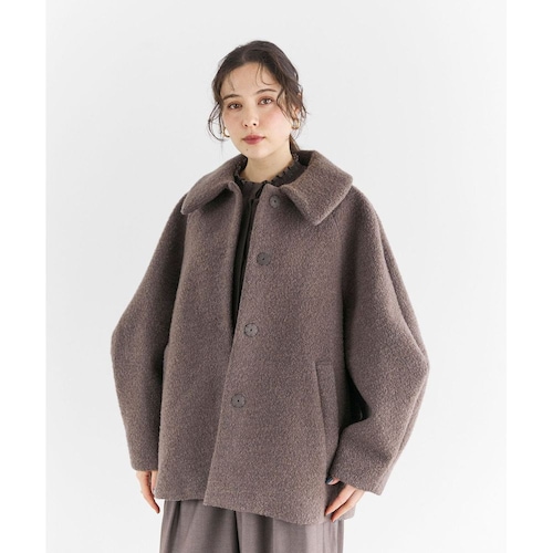 【＃Newans／ハッシュニュアンス】プードルコクーンコート