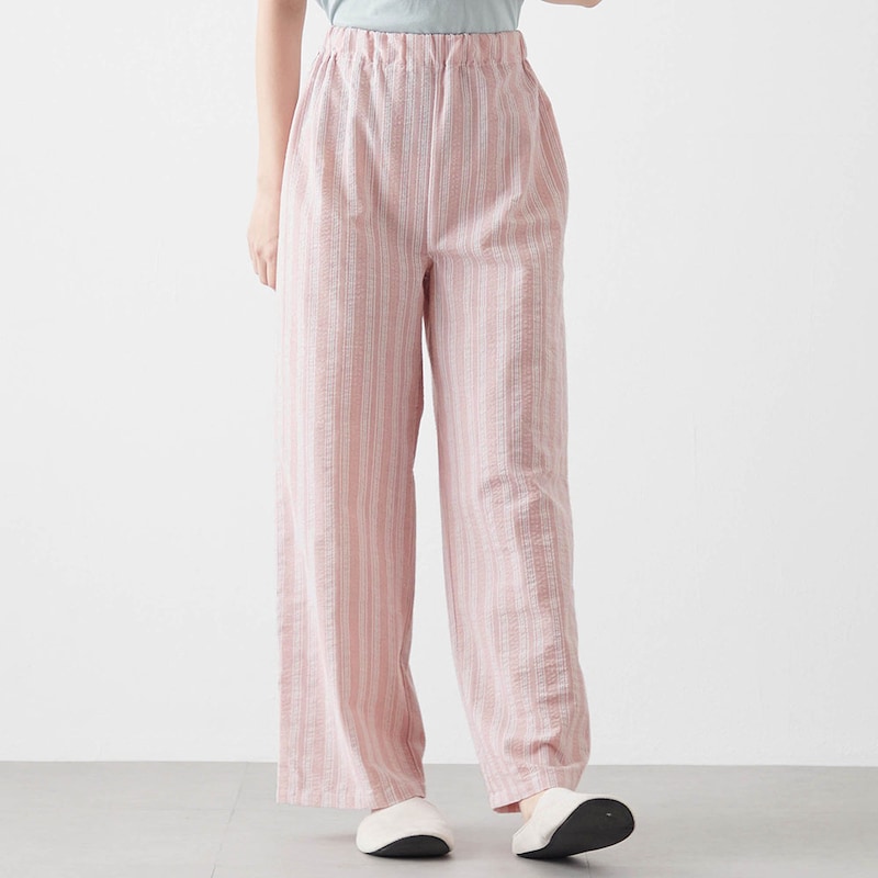 ピンクストライプ（ロング丈）