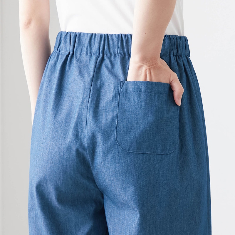 右後ろには便利なポケット付き