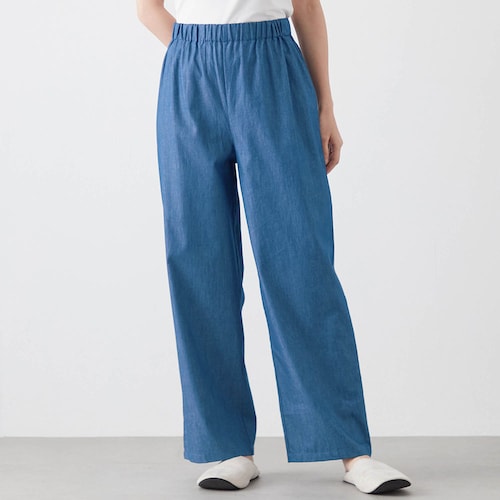 ゆるここデニムイージーパンツ【ゆるっと心地よい】