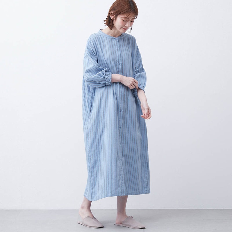 ブルー系ストライプ