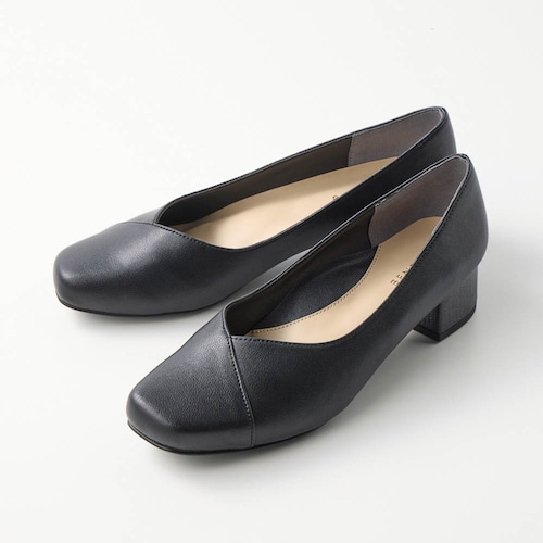 【返品送料無料】 ※Vカットパンプス【スマートオブリーク】