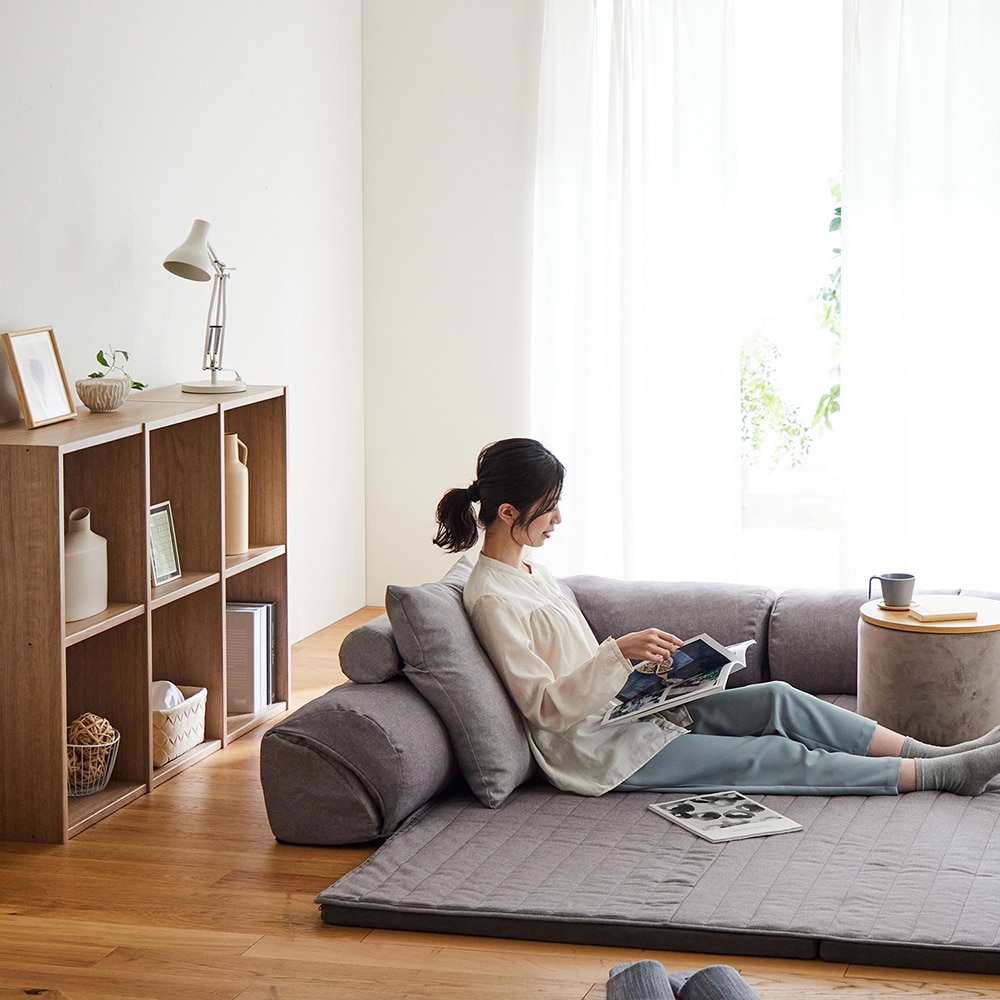 グータラグと一緒に使える背もたれクッション(グータラグ/Guutarug