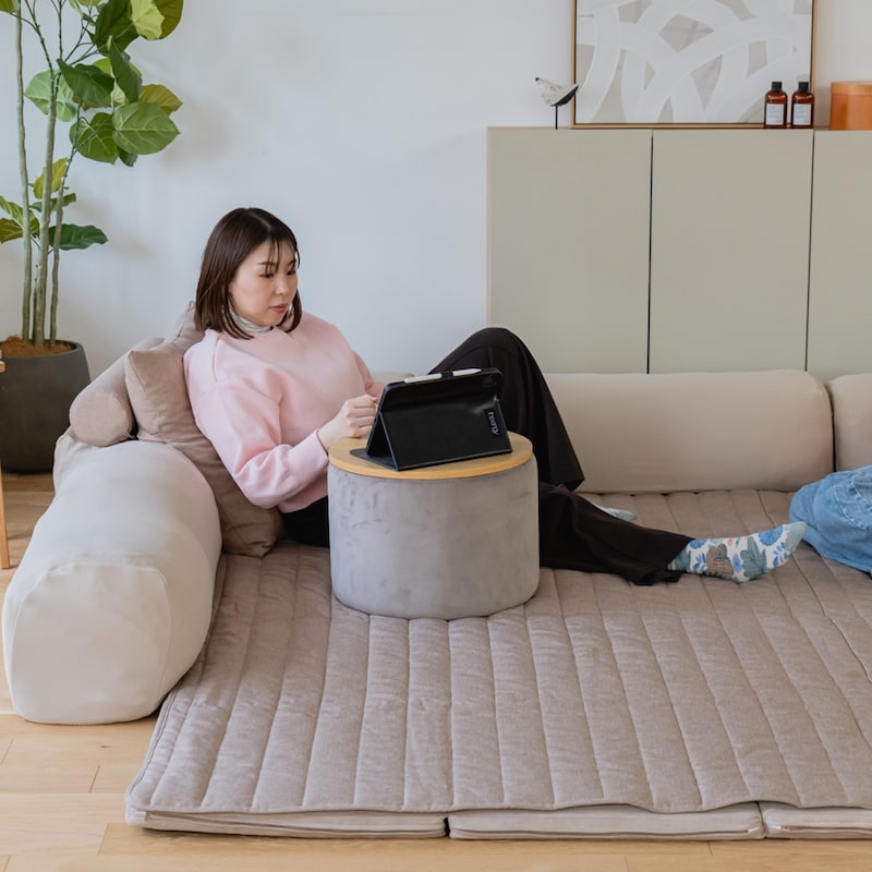 使用イメージ　※テーブル・背クッションカバーは別ページで販売中