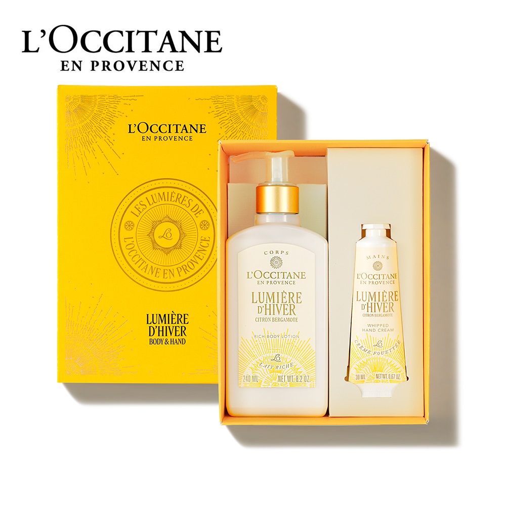 【ロクシタン/L'OCCITANE】【ボックス入り】ルミエール ディヴェール ボディ & ハンド (ホリデーコフレ) 【ロクシタン/L'OCCITANE】【ボックス入り】ルミエール ディヴェール ボディ & ハンド (ホリデーコフレ)