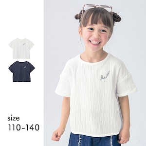 【ジータ/GITA】ゆらゆら~エアリーガーゼTシャツ 【子供服 半袖】