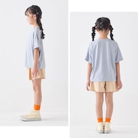 ペールブルー（朝ごはん）／モデル身長130cm・130サイズ着用