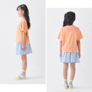 シャーベットオレンジ（アイス／モデル身長130cm・130サイズ着用