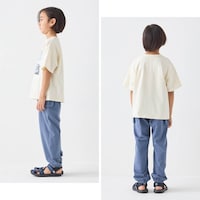 ビンテージブルー／モデル身長125cm・130サイズ着用