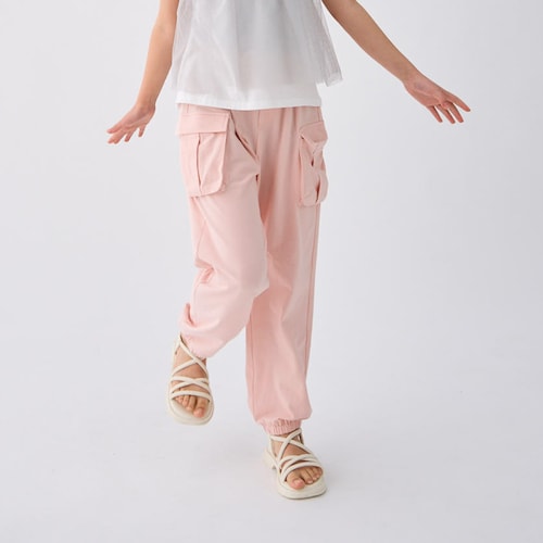 ひんやり接触冷感ストレッチパラシュートパンツ 【子供ズボン】