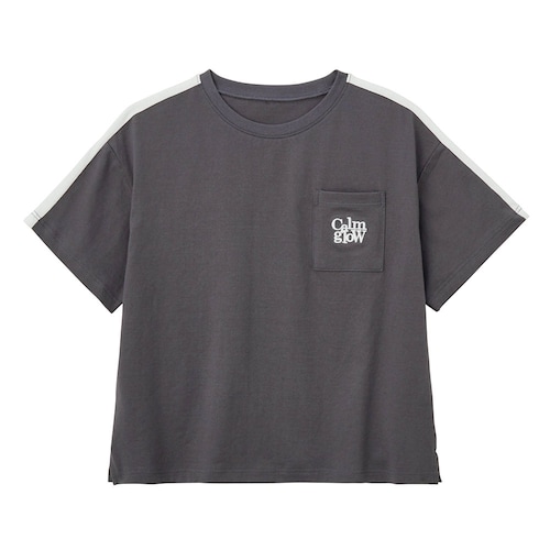 袖配色切替えポケット刺繍Ｔシャツ 【子供服】